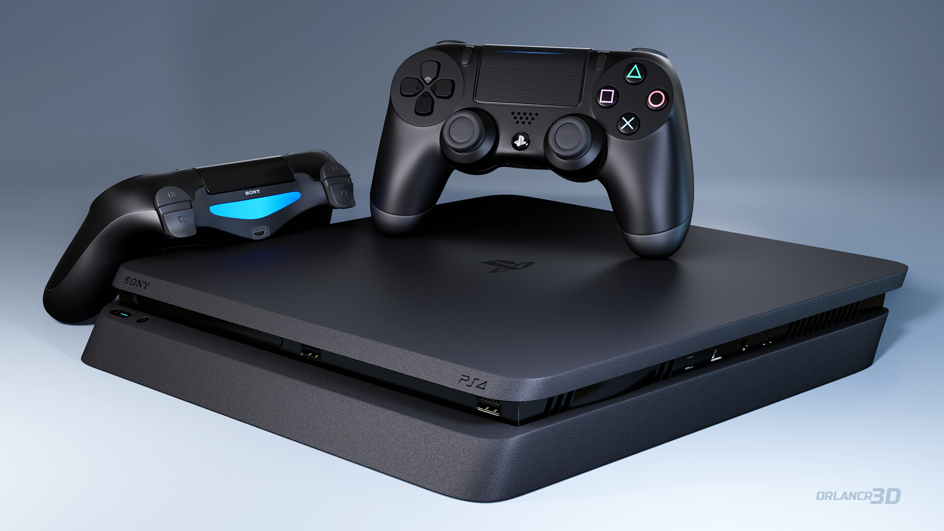 Playstation 4 Console with Dualshock 4 controllers - Finished Projects -  Blender Artists Community