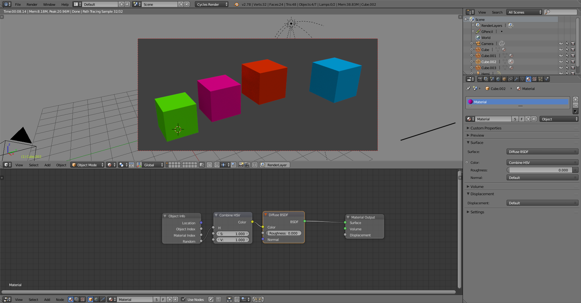 Quick random material color - Materials and Textures - Blender Artists ...