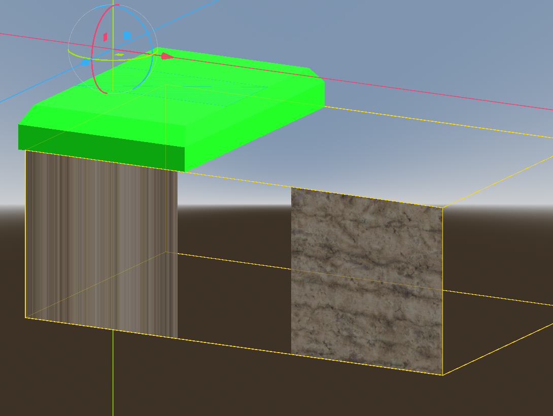 Game Engine Texture Texture layout differs on extruded surface (when export to game engine ...