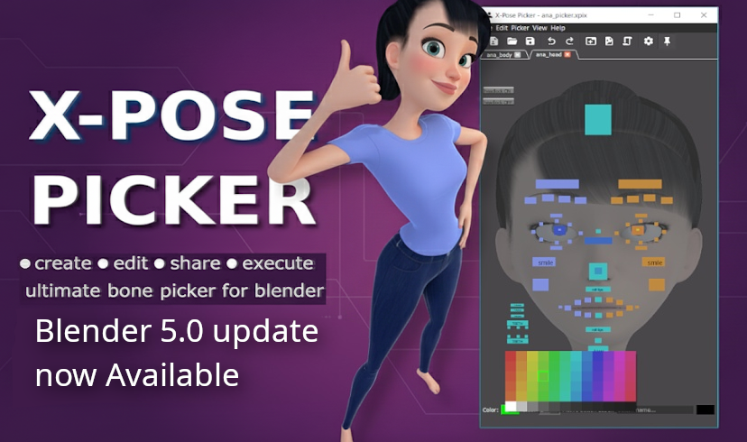 X-Pose Picker Animation tool for Blender - Page 12 - Released Scripts ...
