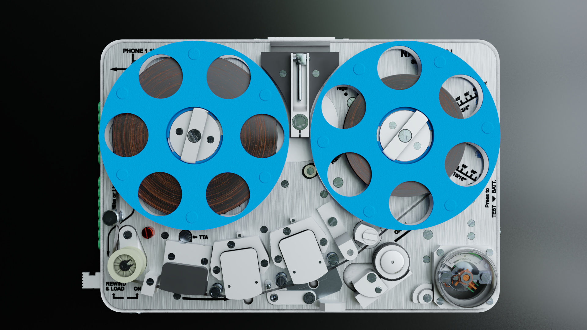 Nagra SN reel to reel recorder - Finished Projects - Blender Artists  Community