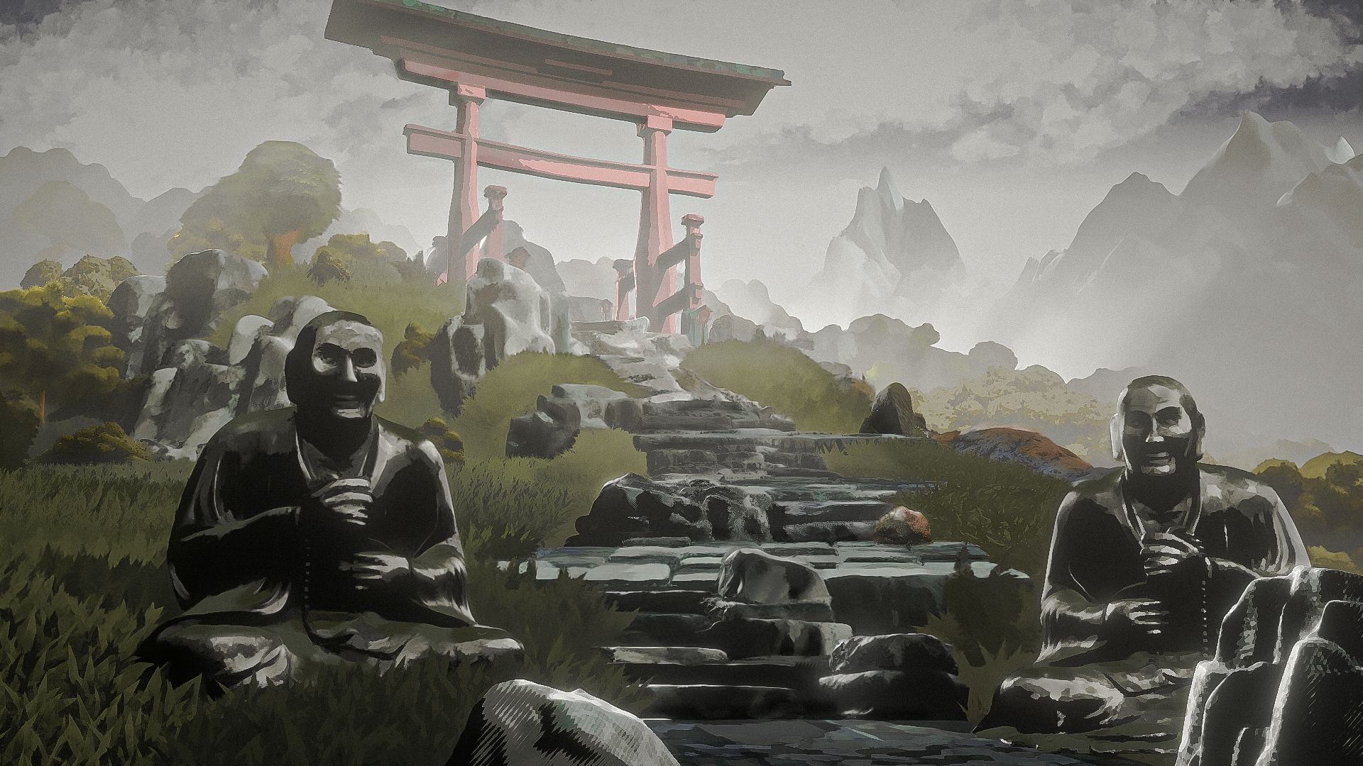 Gate Scene Gates (3d anime scene) - Finished Projects - Blender Artists Community