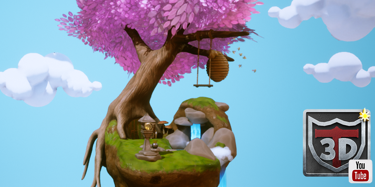 Blender 3 | Unreal Engine 5 | Complete Guide | Stylized Tranquil Cherry ...