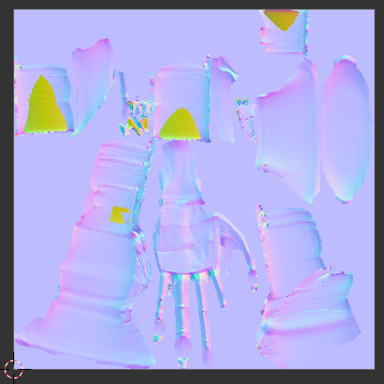 Normal map bake form higpoly to low poly, glitches and overlaps ...