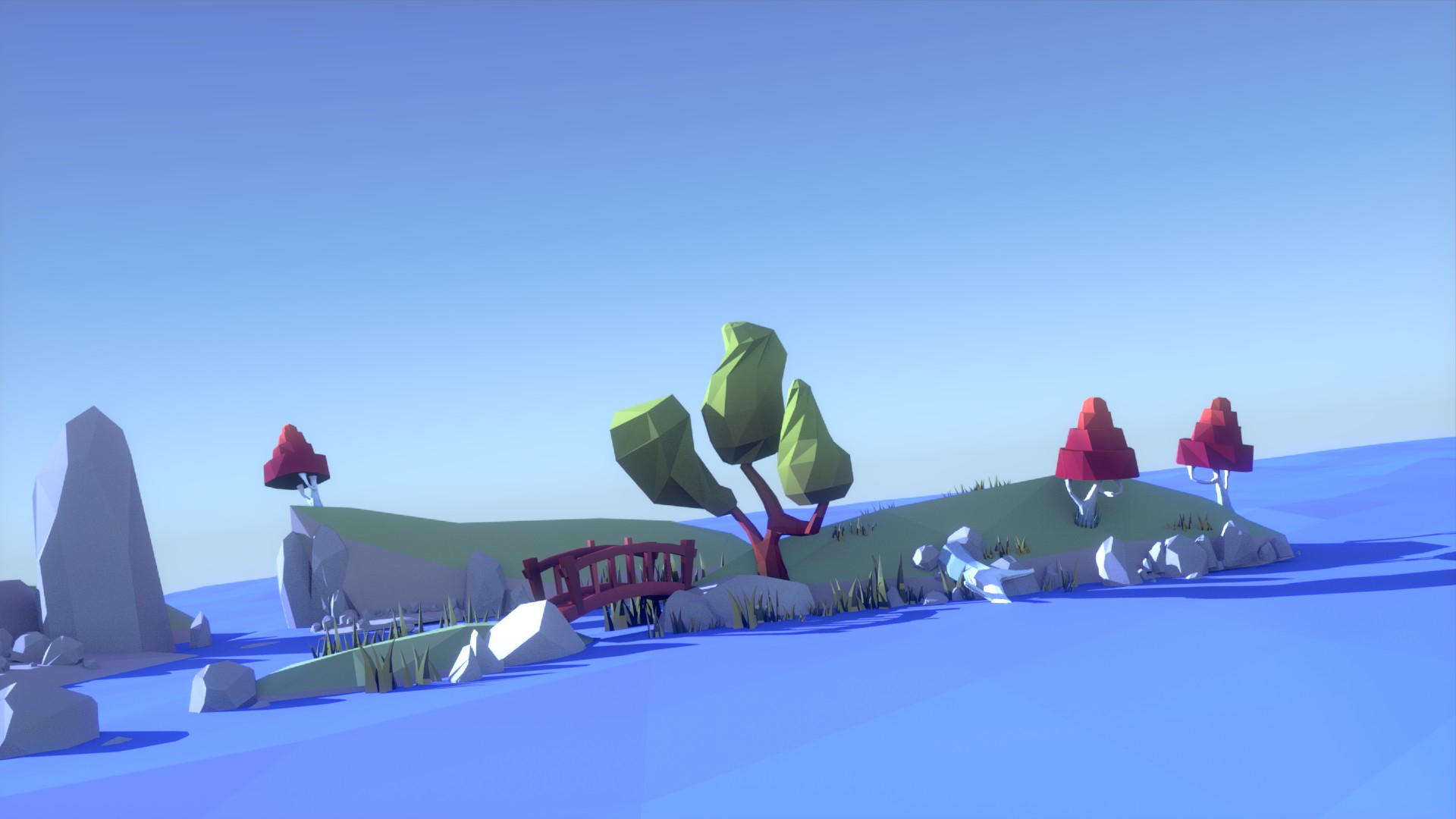 Cartoon Low Poly Forest - Finished Projects - Blender Artists Community