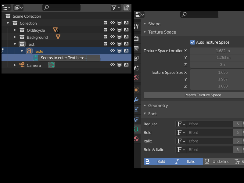 Blender 2.9x text properties - Basics & Interface - Blender Artists ...