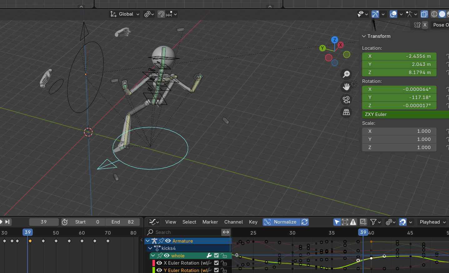 Root rotation issue in pose mode - Basics & Interface - Blender Artists ...
