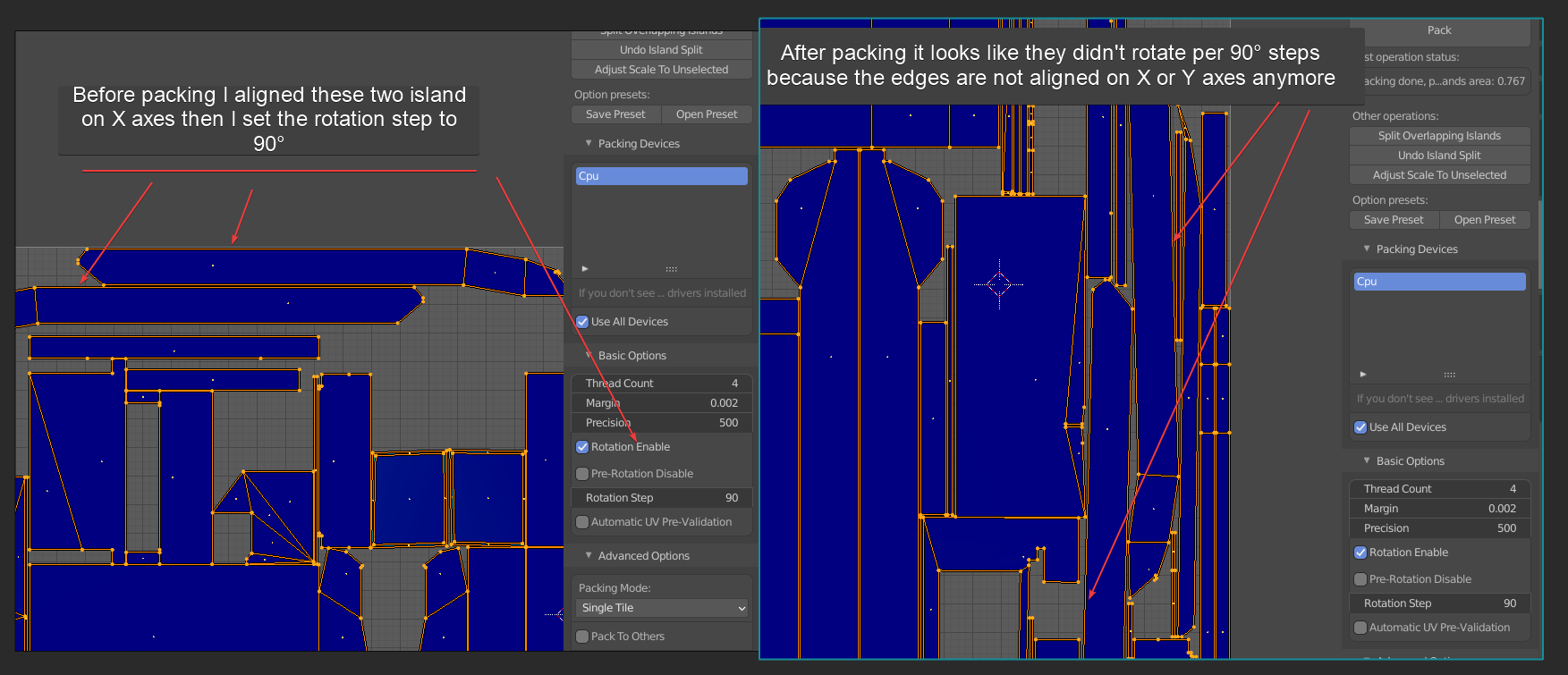 [UV Packmaster] Efficient UV packing solution for Blender (C++ based ...