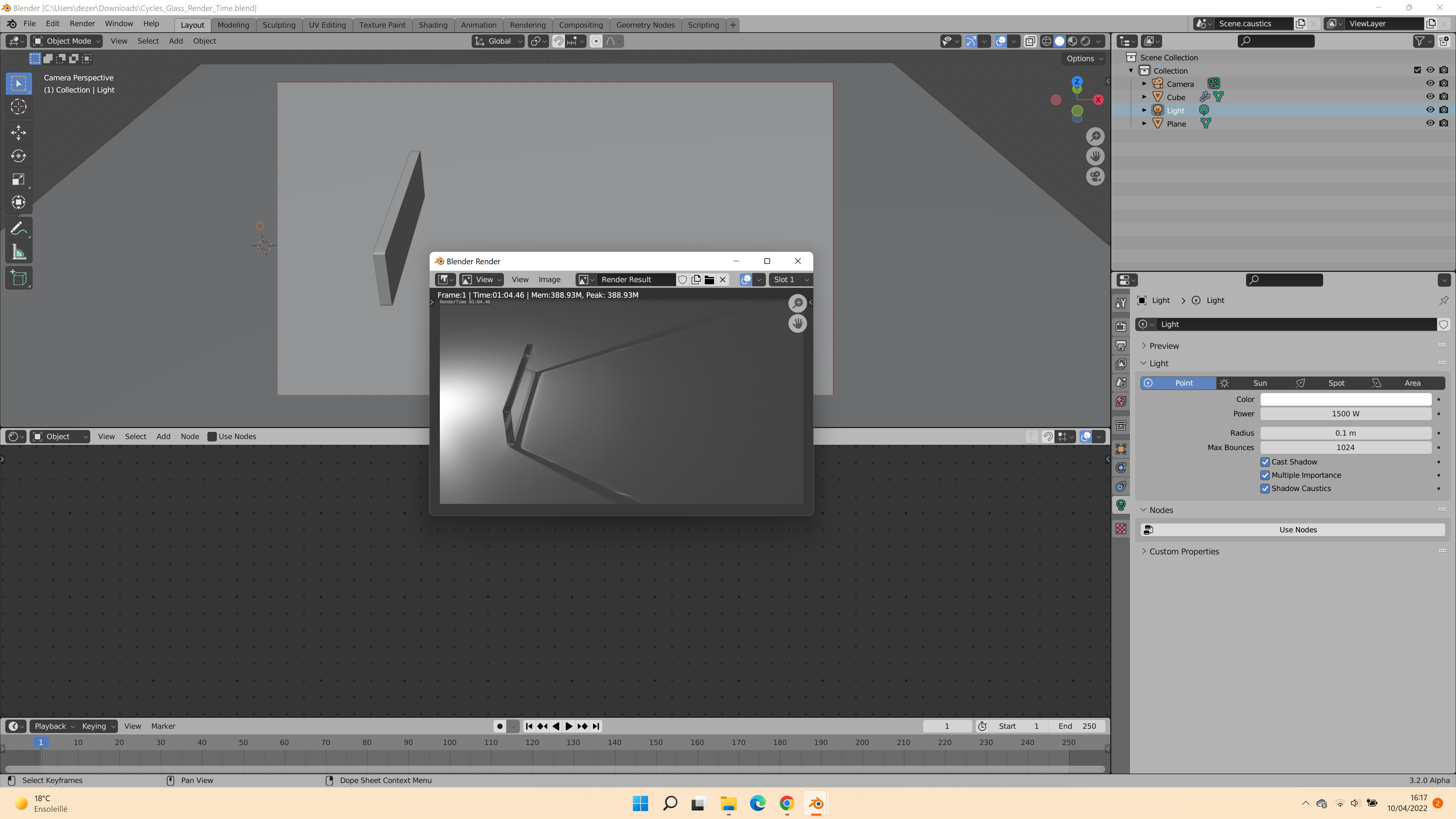 Shadow from glass material - Lighting and Rendering - Blender Artists ...