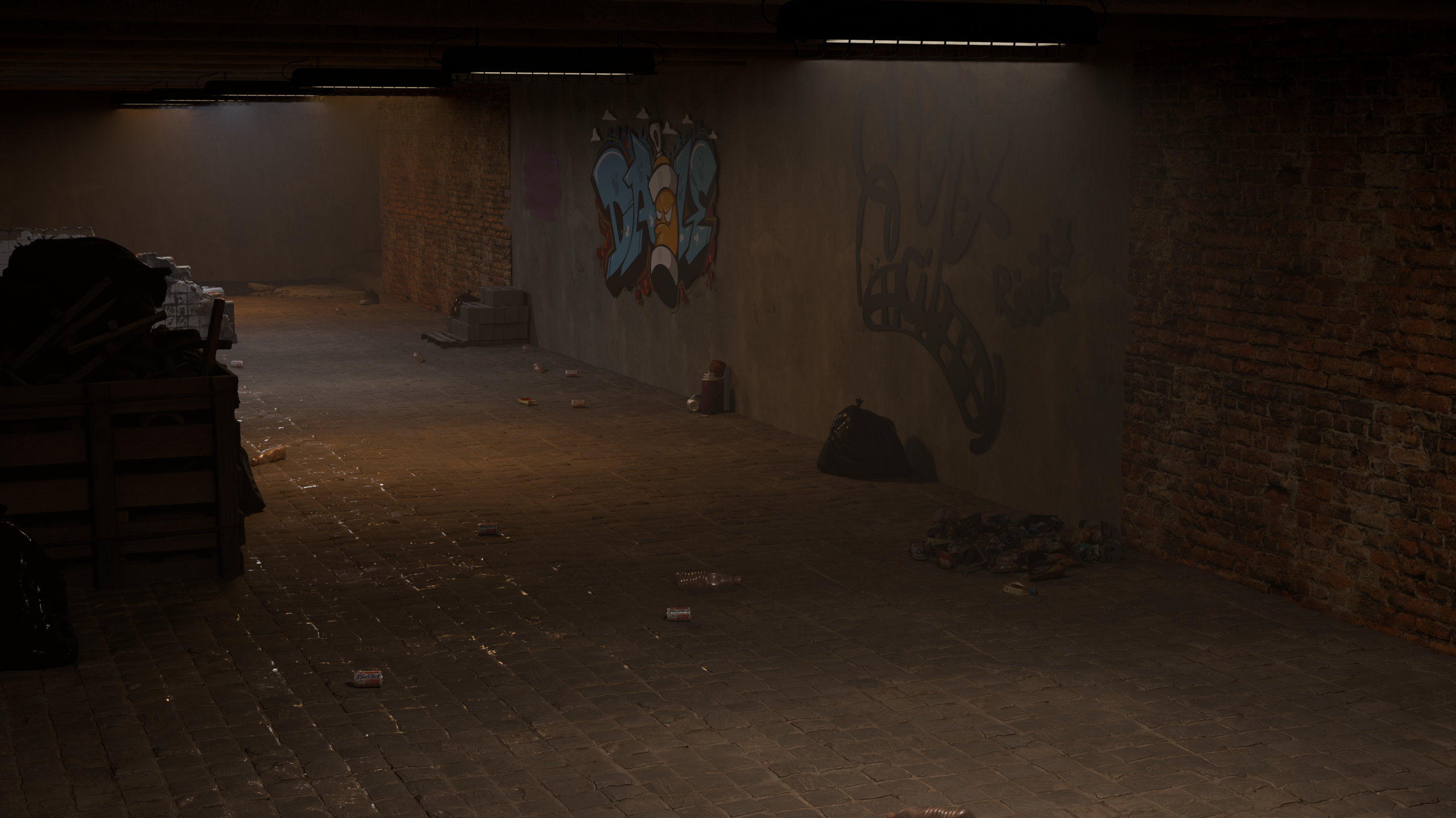 Underground passage | made in Blender 4.5.5 - Finished Projects ...