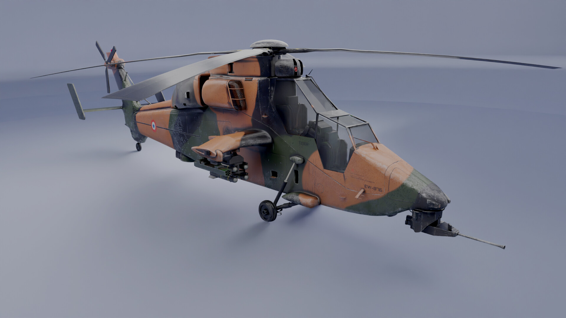 Tiger Helicopter HAP - Finished Projects - Blender Artists Community