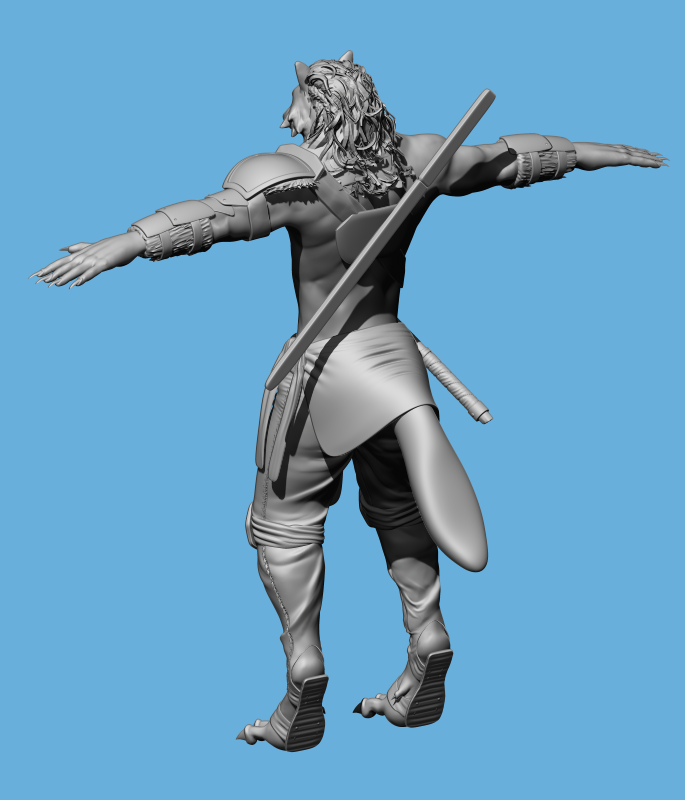 Commission: Reds Wolf - Finished Projects - Blender Artists Community