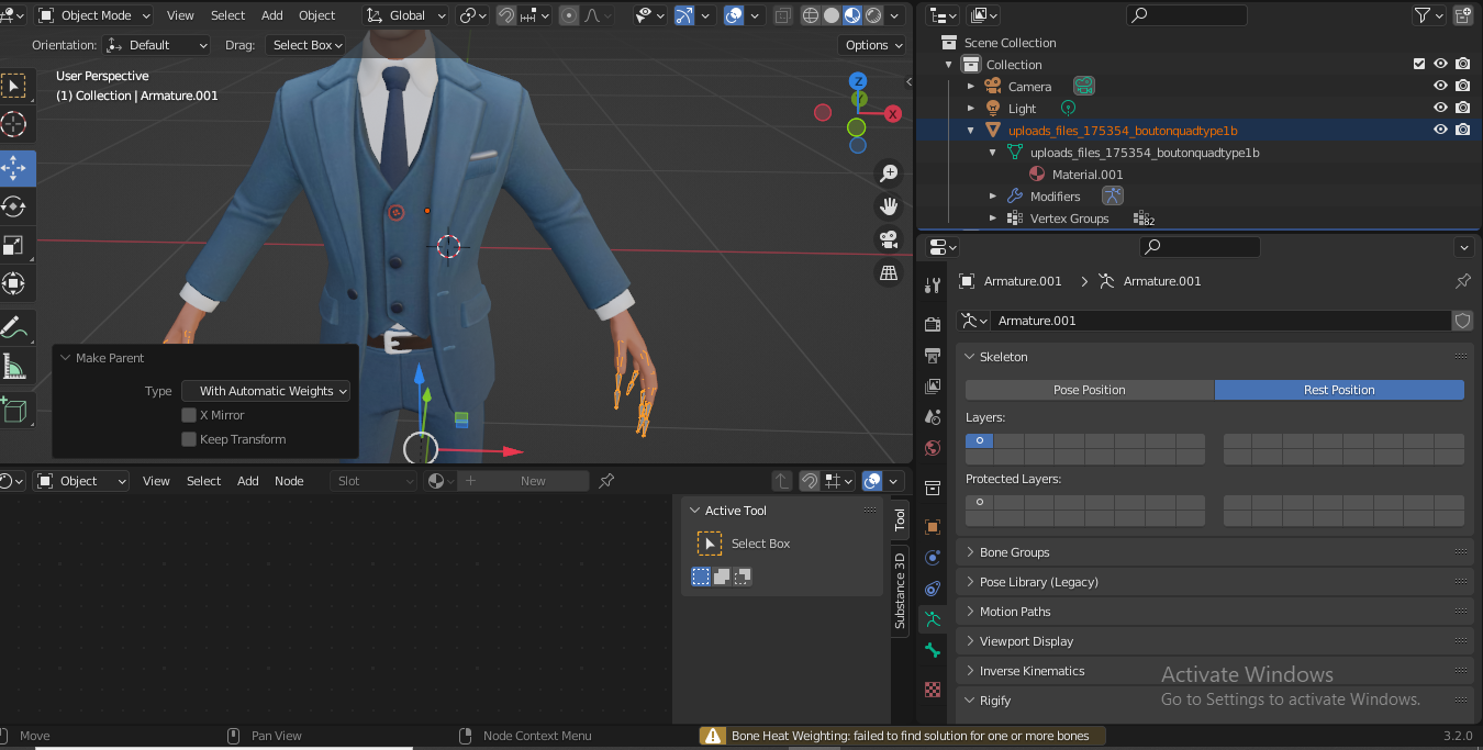 Add button to trouser - Modeling - Blender Artists Community
