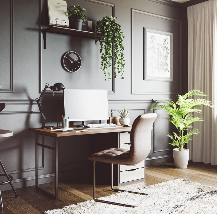 Living Room/Office Space Visualisation. E-Cycles - Finished Projects -  Blender Artists Community