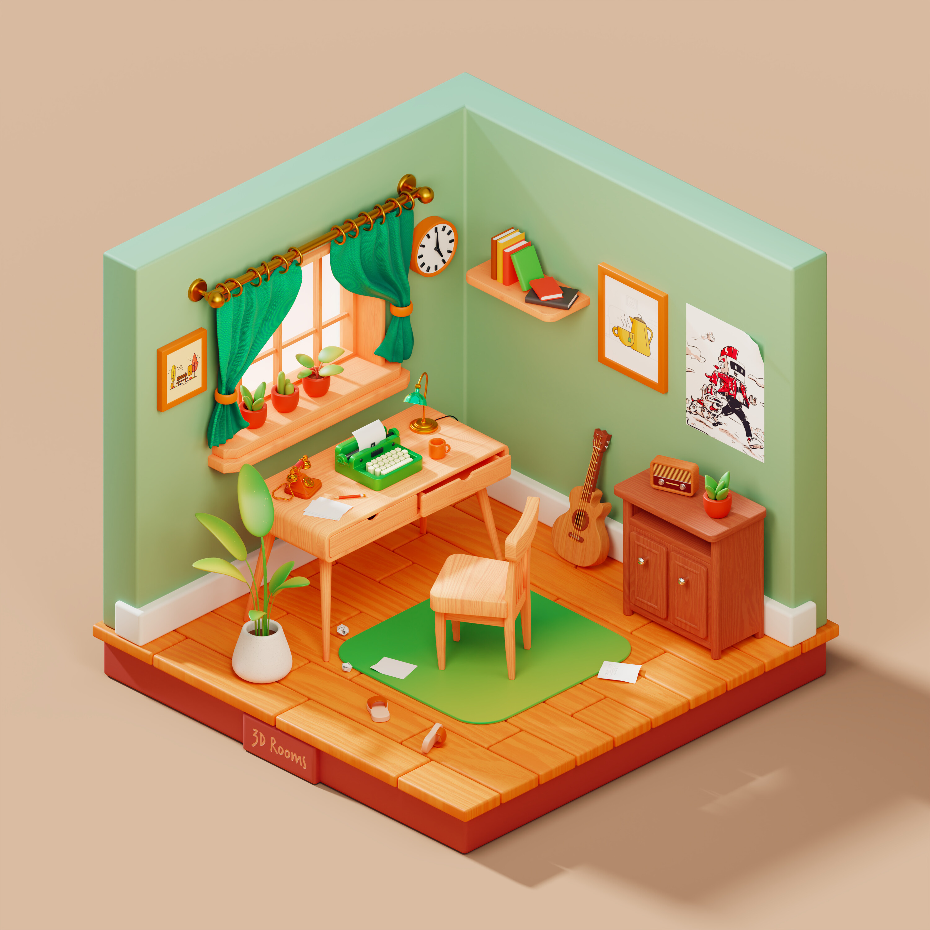 Retro Workspace - Finished Projects - Blender Artists Community