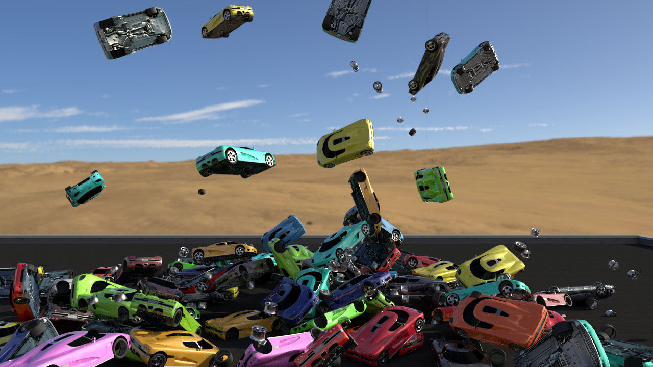 1,000 Cars Falling from Sky - Page 5 - Works in Progress - Blender Artists  Community