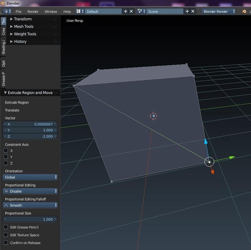 Weird Deviation using Extrude and Snap to - Technical Support - Blender ...