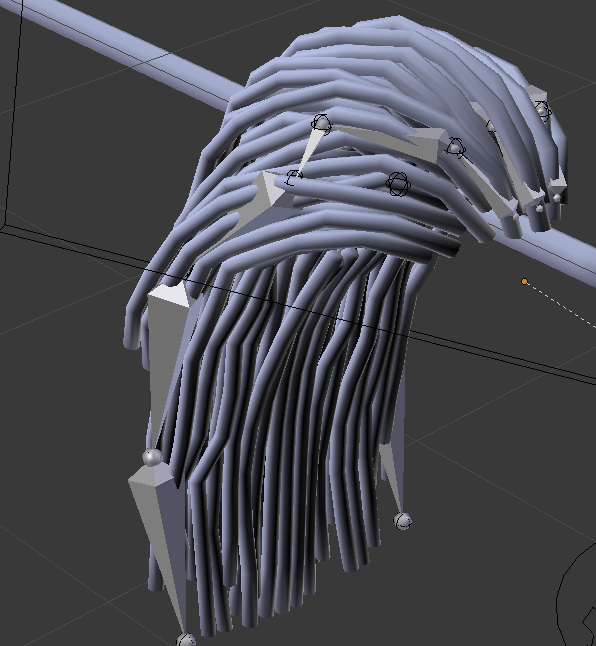 Lattice or armature for polygon hair? - Animation and Rigging - Blender  Artists Community