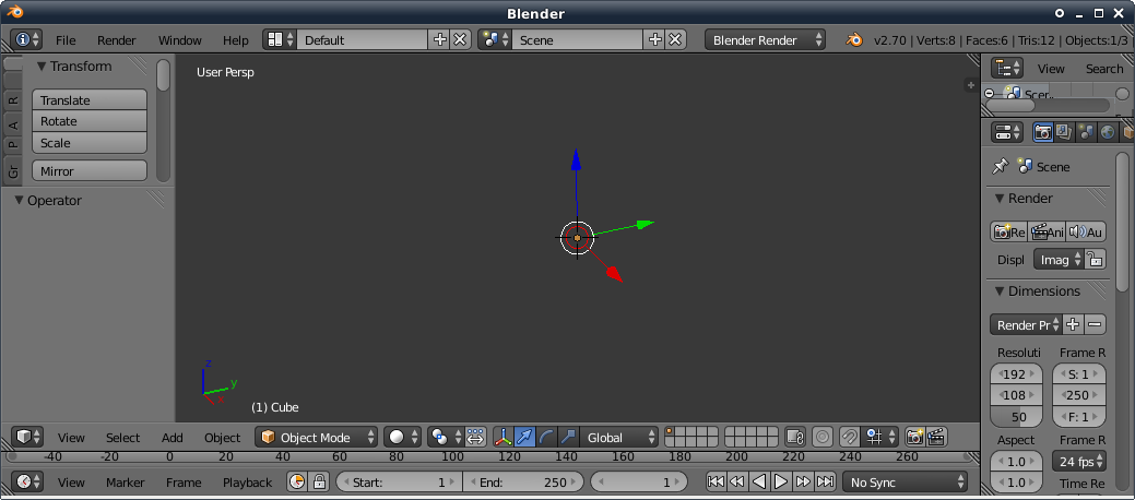 Blender 2.70 not showing solid shaded objects in 3D-view... - Technical ...