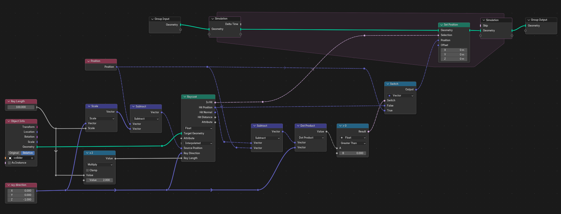 Shrinkwrap constraint using geonodes - Animation and Rigging - Blender ...