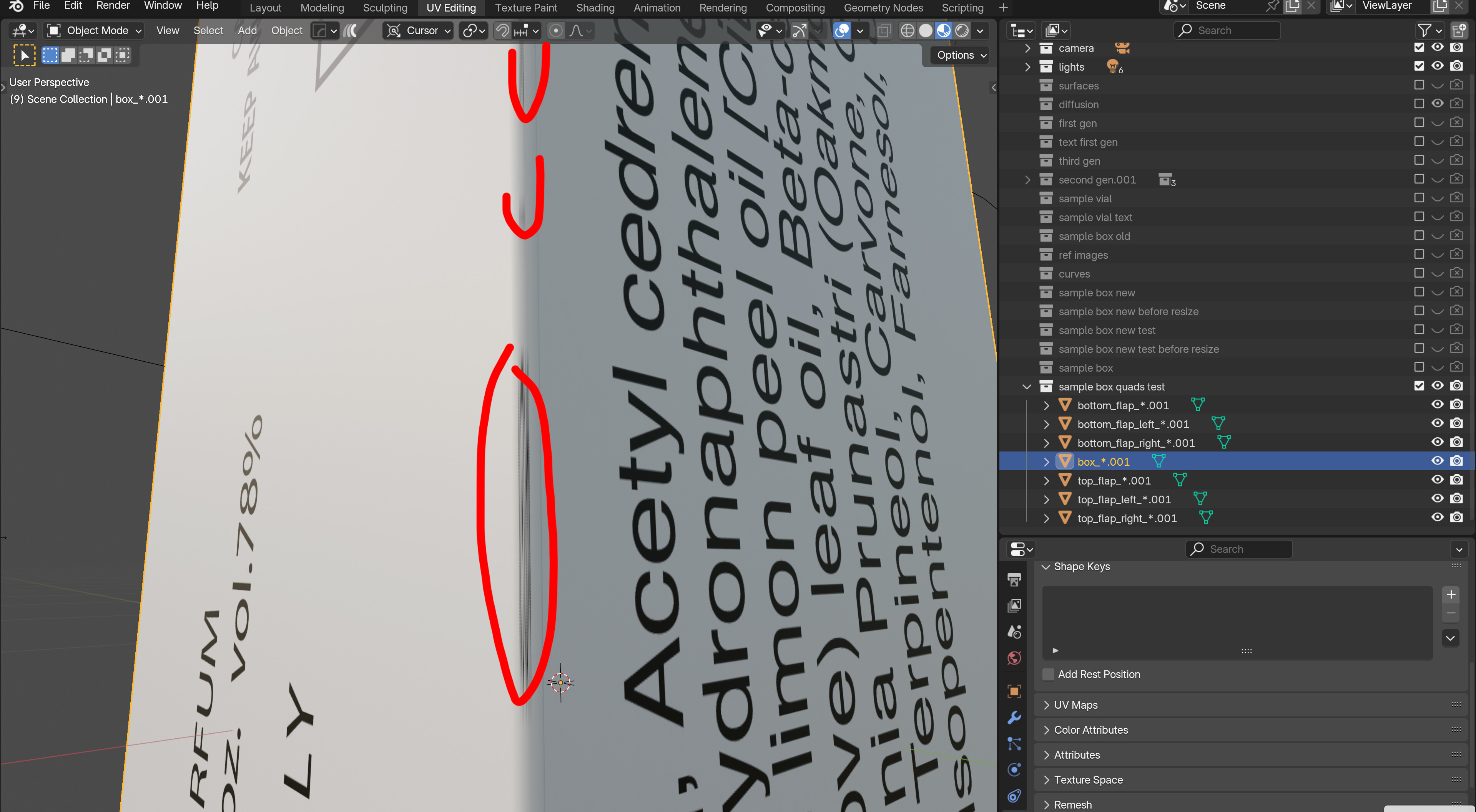 Artifacts on beveled edges on uv unwrap - Materials and Textures ...