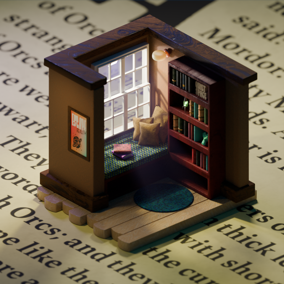 The Book Nook - Finished Projects - Blender Artists Community