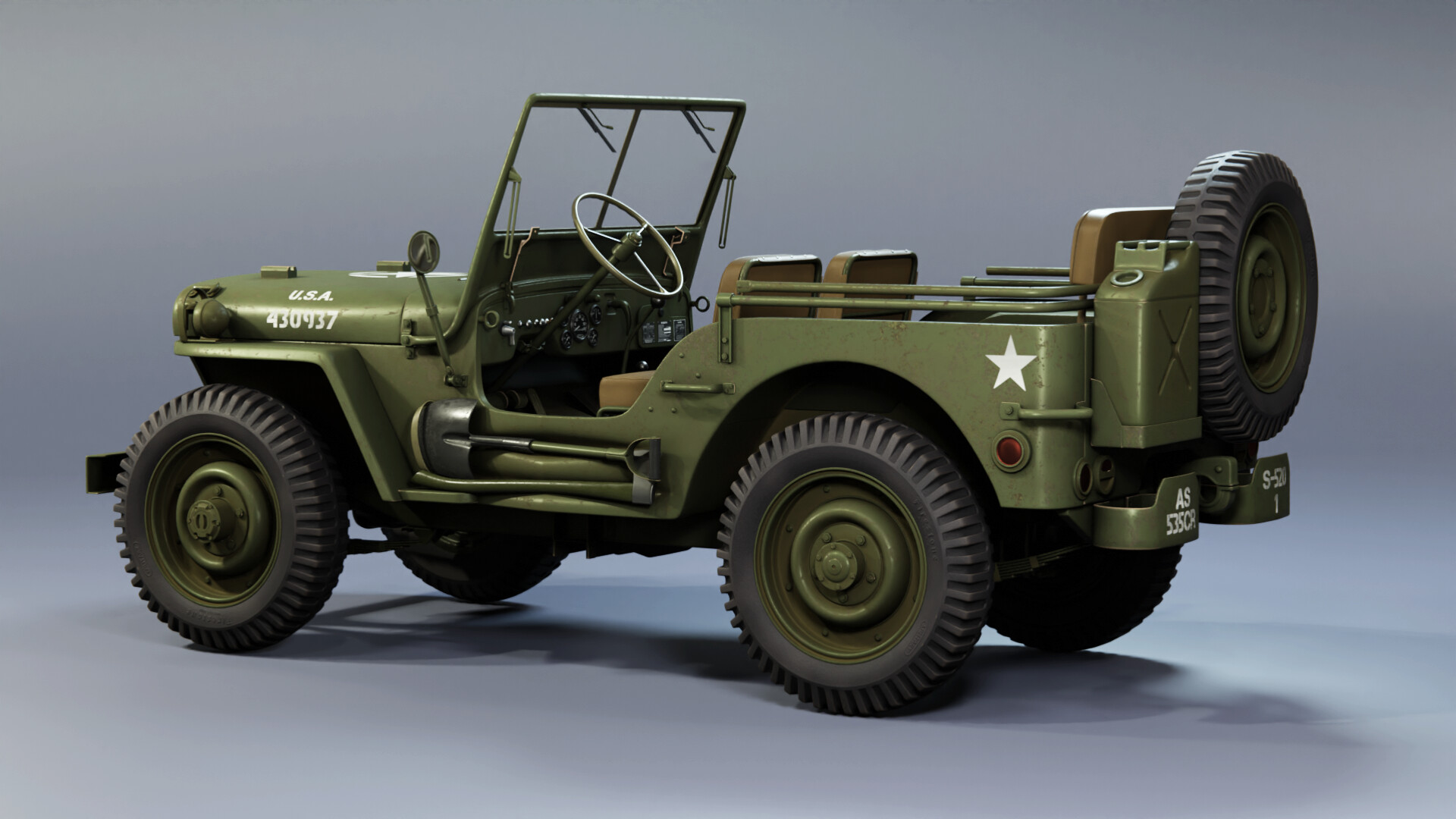 Jeep Willys MB 1941 1945 Finished Projects Blender Artists Community