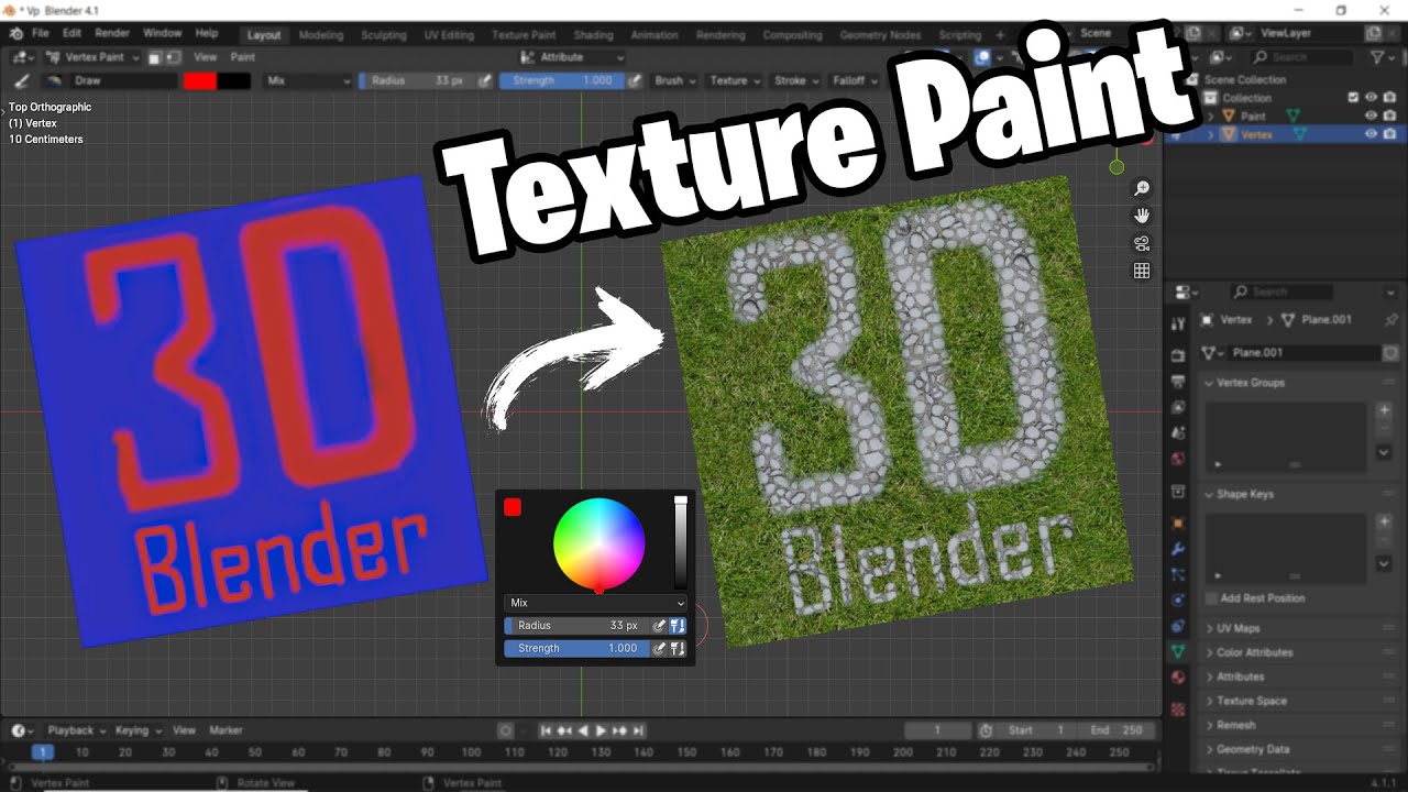 Is it possible to control the position of a procedural texture on a ...