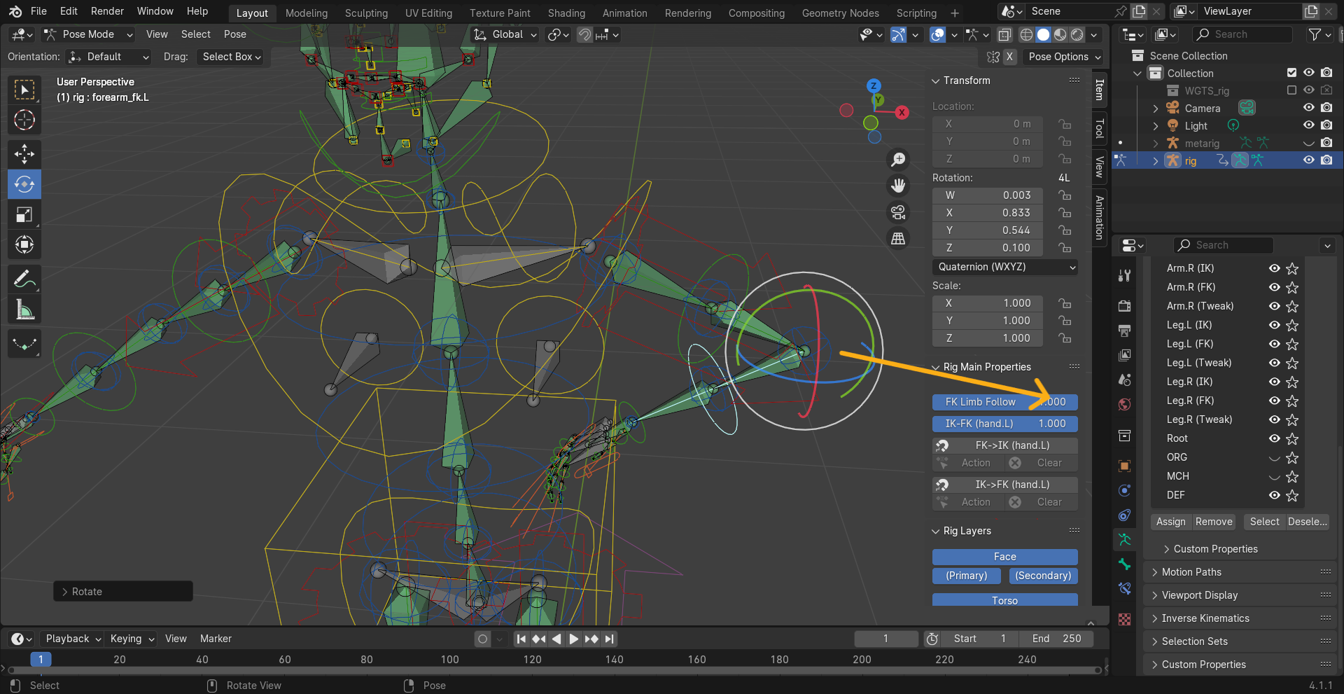 Liger Rig Issues with Forearm FK Animation Controller - doesn't work properly ...