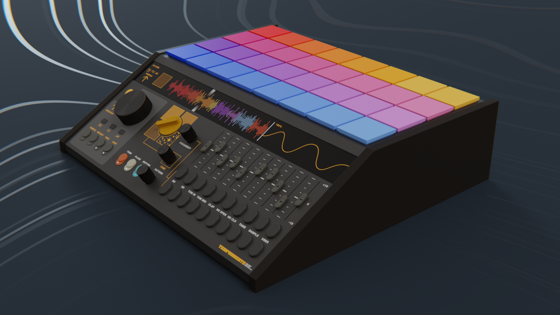 Synthesizer and Drum Computer - Finished Projects - Blender Artists ...