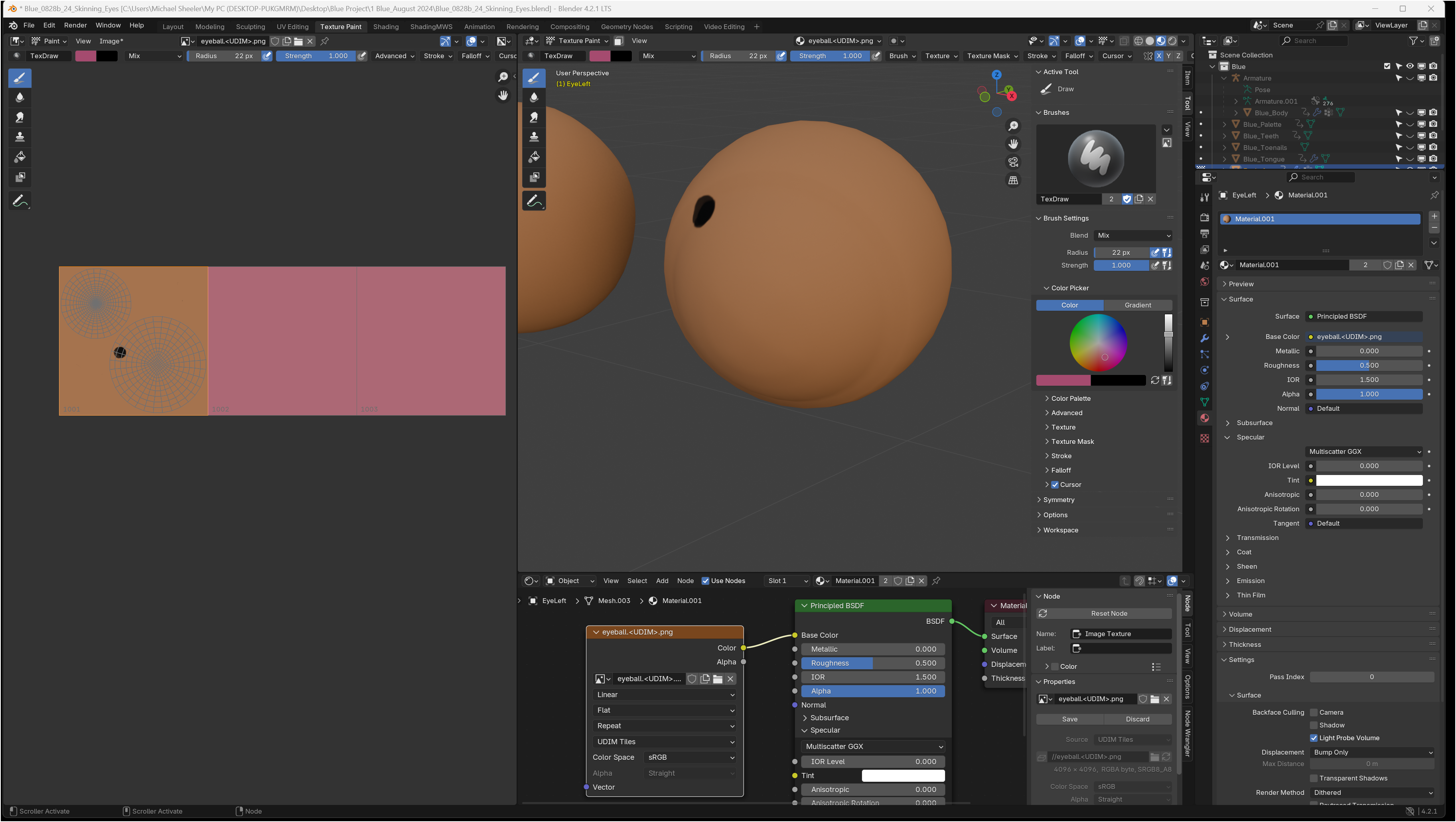 Solved! Cannot paint on object in texture paint mode...again ...