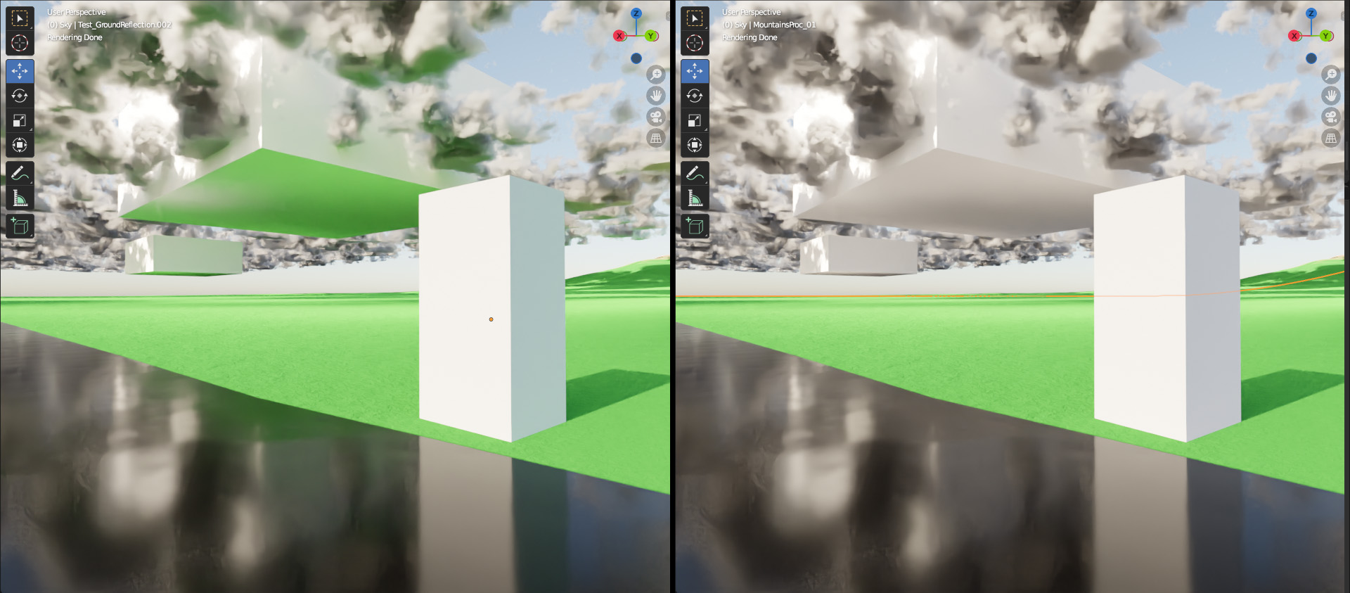rendering - What is causing this reflection on a surface? (Blender