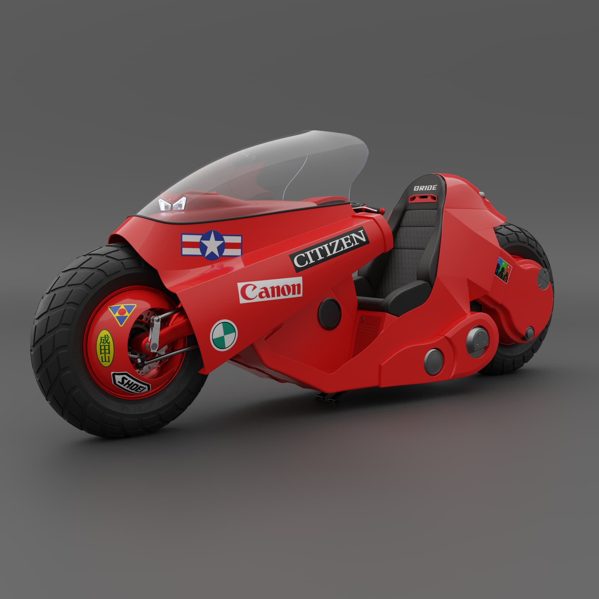 Akira, Kanedas Bike - Finished Projects - Blender Artists Community