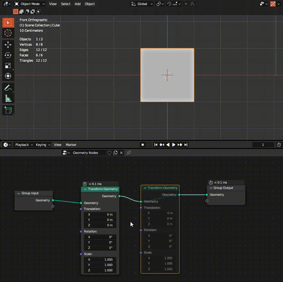 How to change geometry node origin? - Basics & Interface - Blender ...