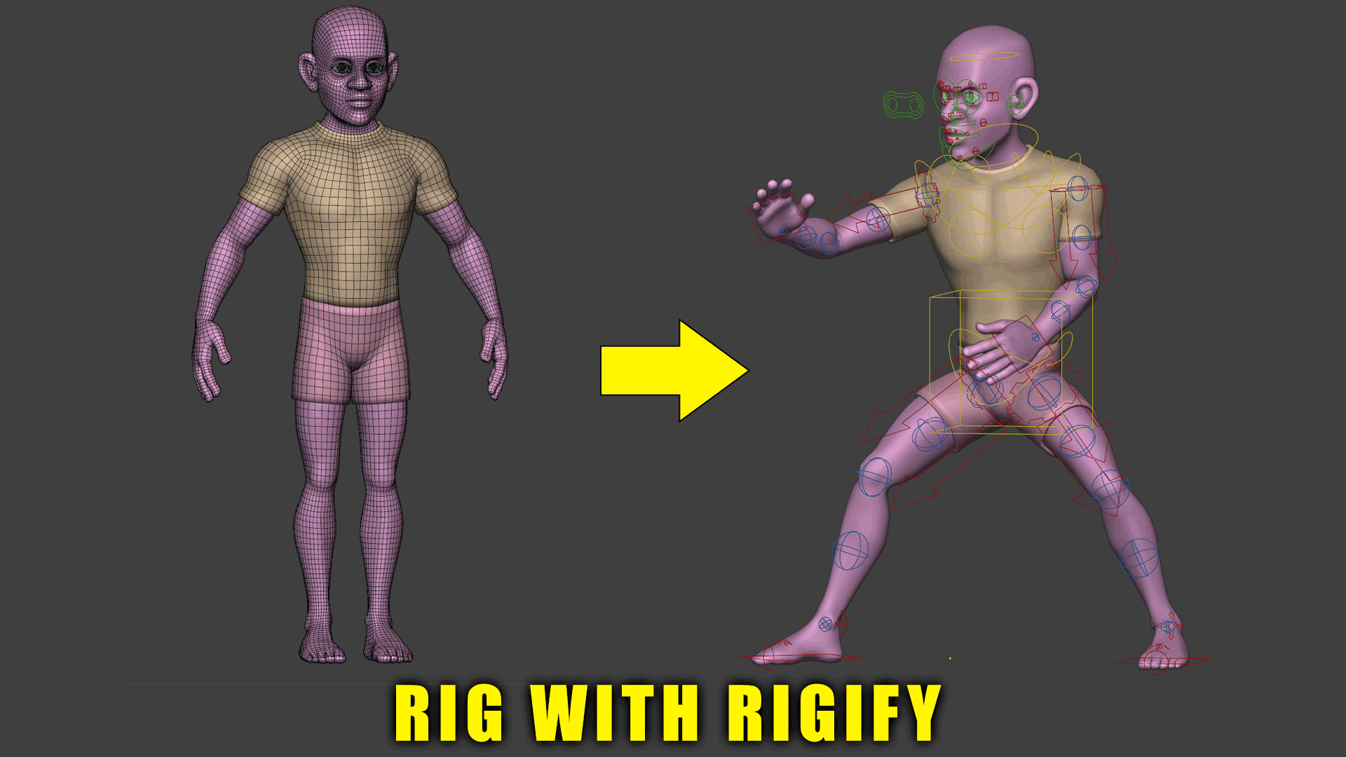 Rig a character with rigify from scratch - Tutorials, Tips and Tricks ...