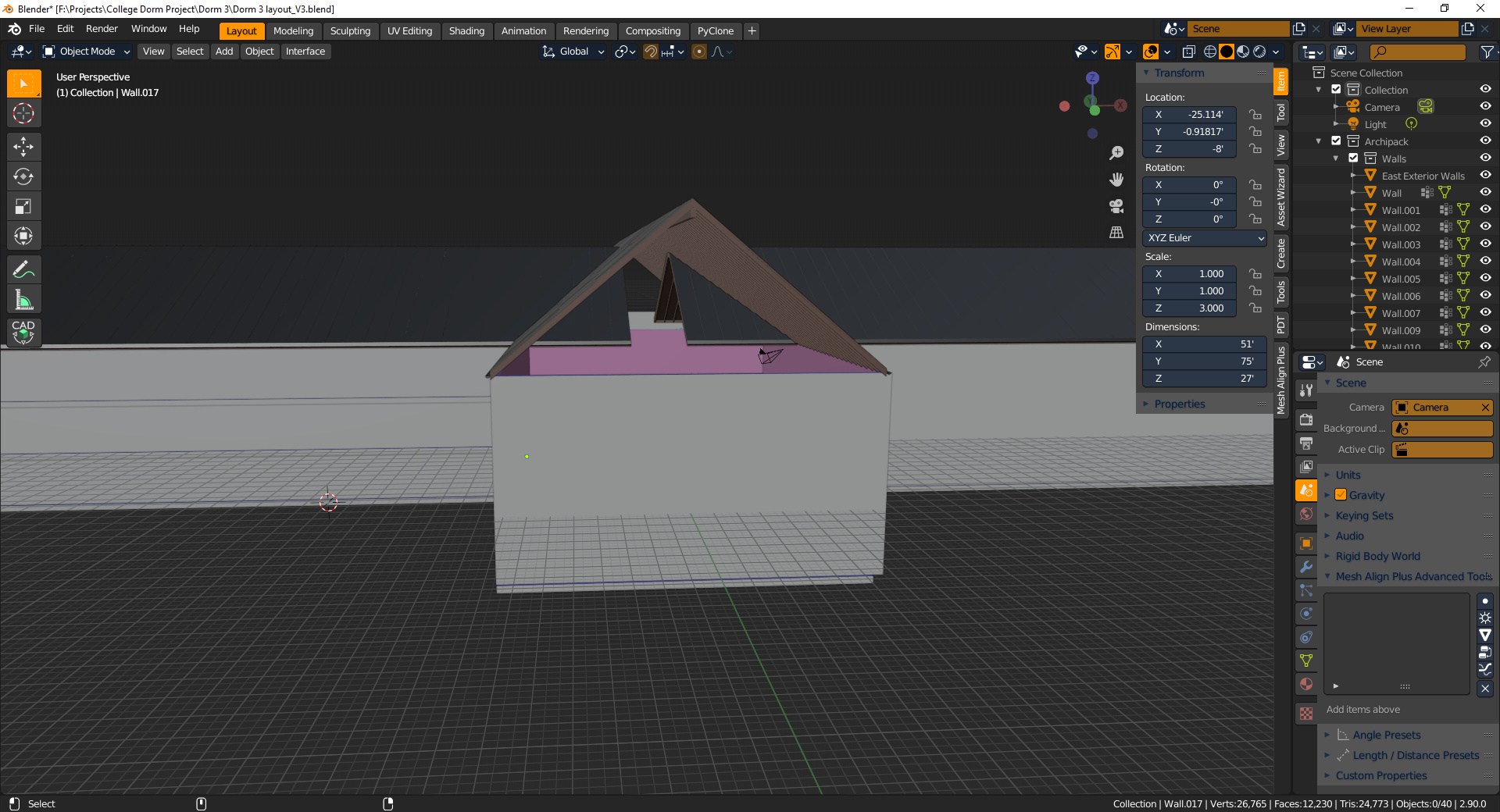Archipack 2.8.5 for Blender 3.+ / 5.x RELEASE - Page 42 - Released ...
