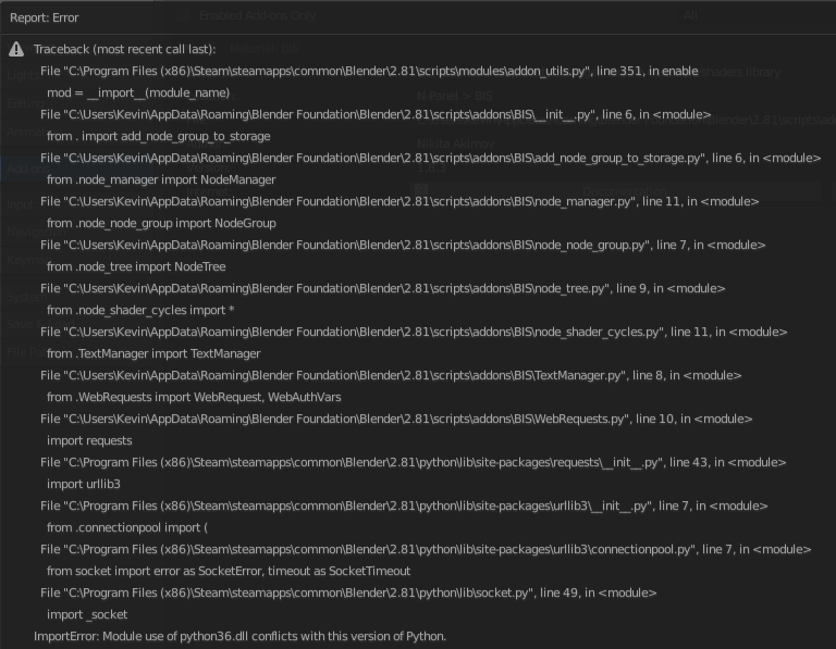 BIS - online material storage - Released Scripts and Themes - Blender ...