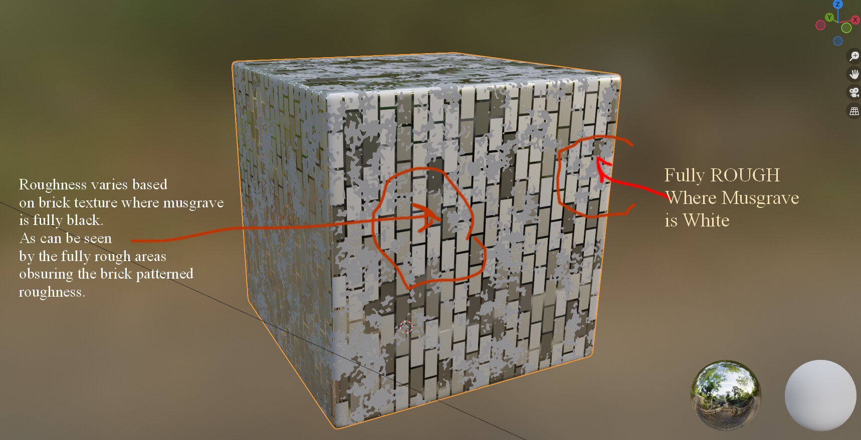 How Do I Make Noise Texture Show Up In Specific Parts Of A Musgrave ...