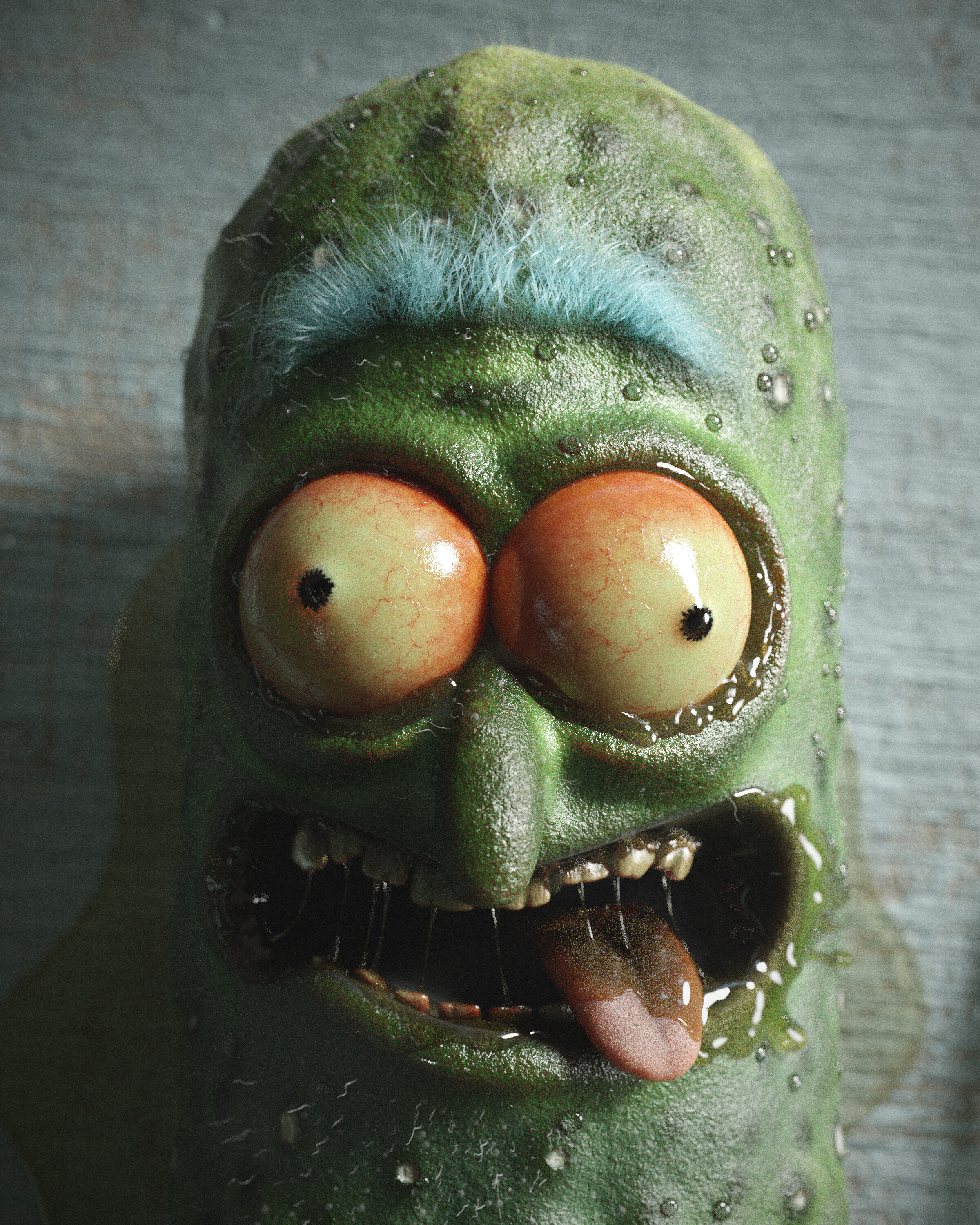 Pickle Rick - Finished Projects - Blender Artists Community