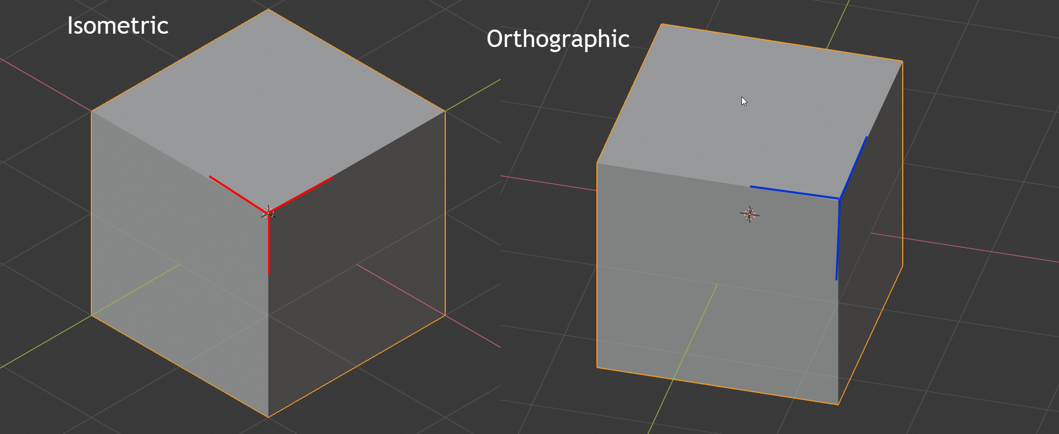 What s The Difference Between Orthographic View And Isometric View 