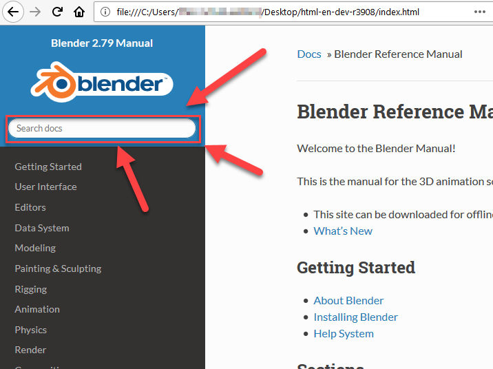 to use 2.79 manual - Basics & - Blender Artists Community