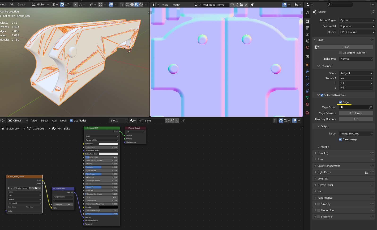 Normal bake not working despite right steps - Materials and Textures ...