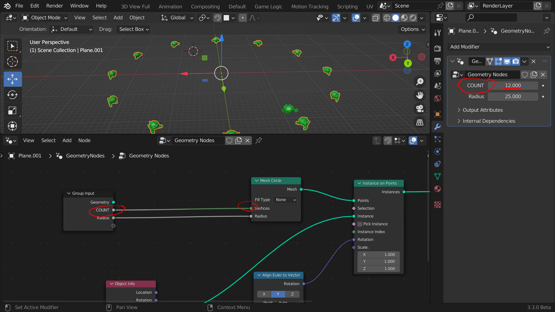 Geom circular Array how to? - Modeling - Blender Artists Community