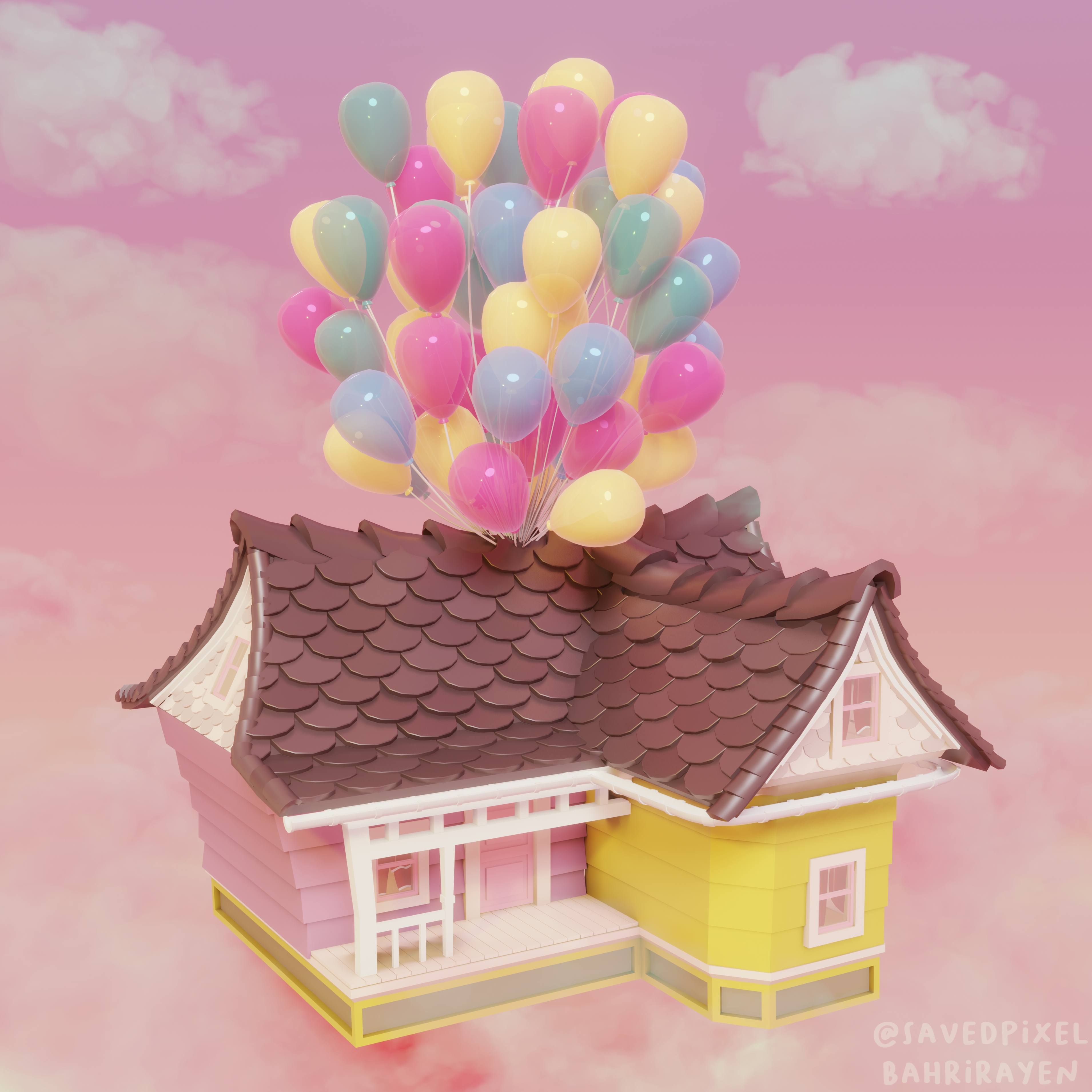Adventure Balloon House - Finished Projects - Blender Artists Community