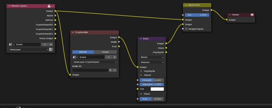 Glare and cryptomatte - Compositing and Post Processing - Blender ...