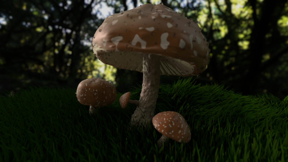 Mushroom Scene - Works In Progress - Blender Artists Community