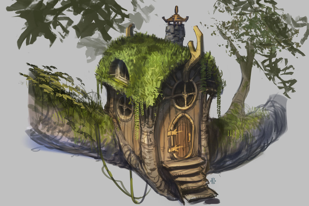 Fairy Tale Tree House Revisited After 2 Years Finished Projects Blender Artists Community