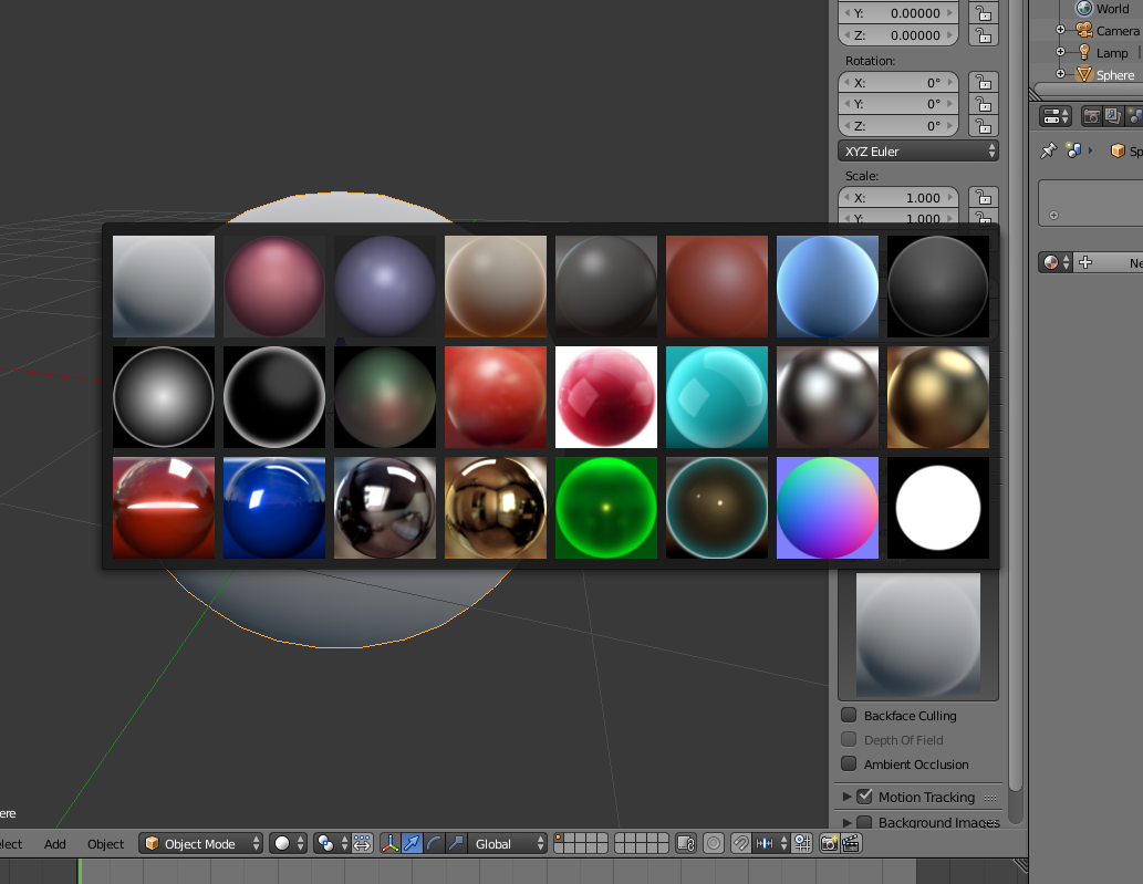 Thumbnails menu - Python Support - Blender Artists Community