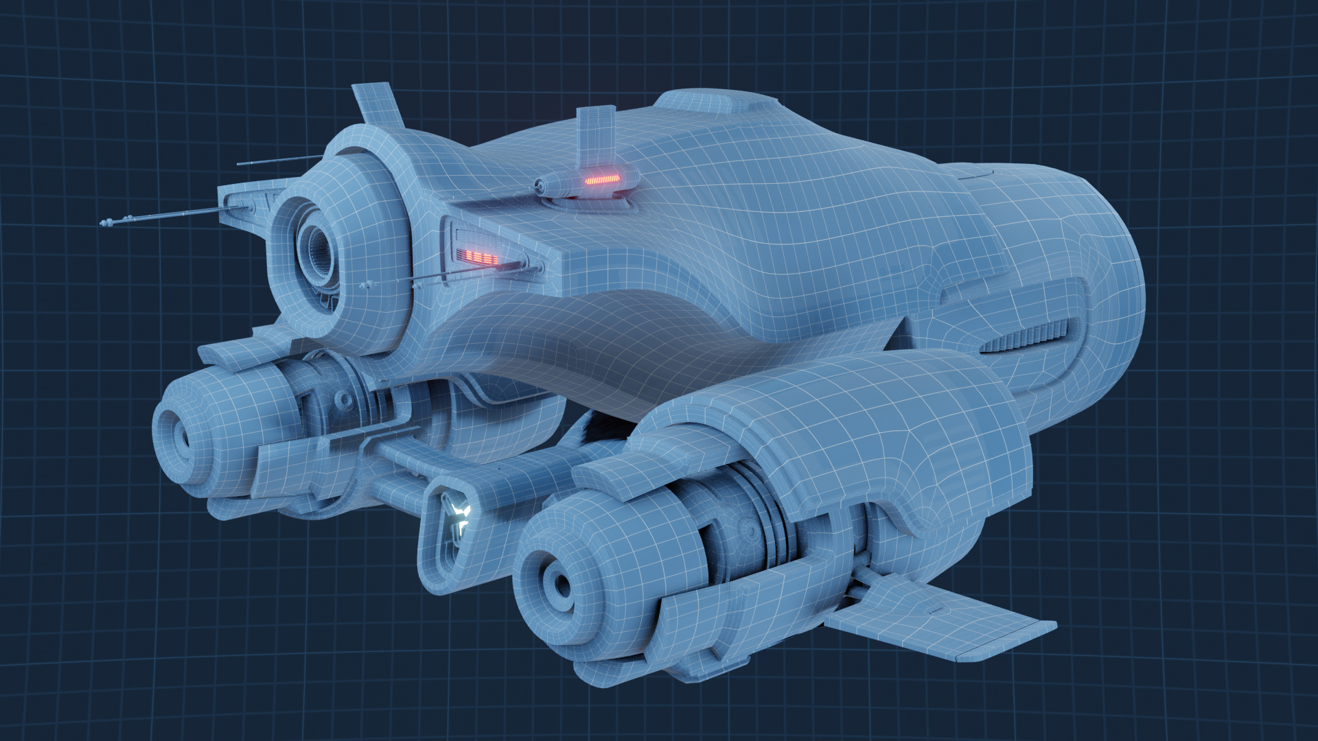 Spaceship B-Br.n02 - Finished Projects - Blender Artists Community