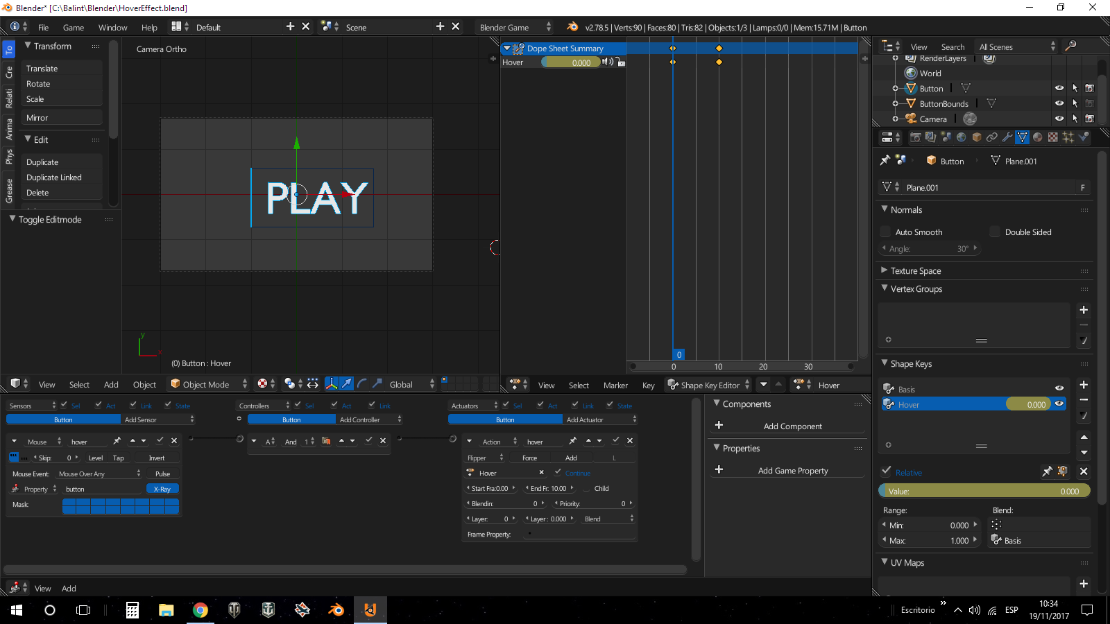 adding animation to interface - Game Engine Support and Discussion ...